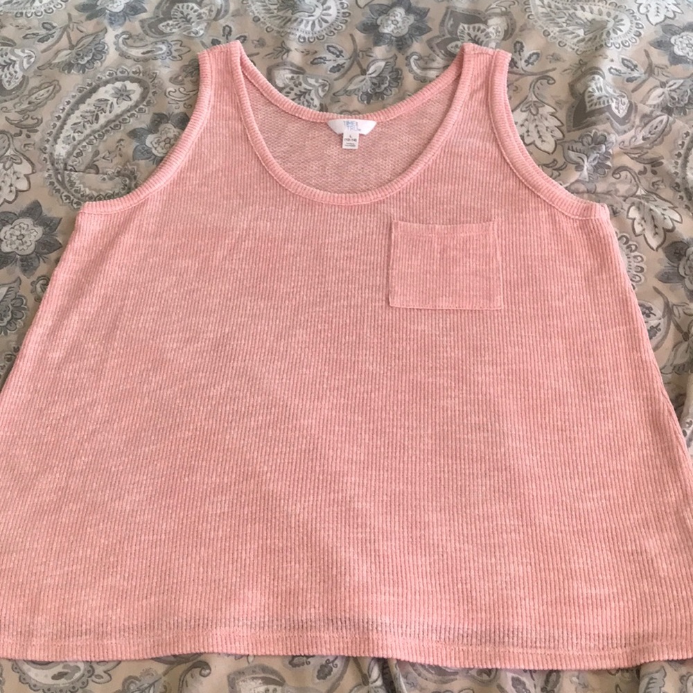 Time and tru pink tank top size large